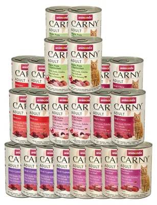 Zdjęcie produktu dla ANIMONDA Carny Adult mokra karma dla kota mix smaków 24x400g