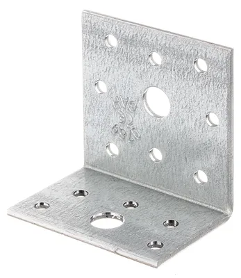 Zdjęcie produktu dla Łączniki kątowe Alberts 866846, ocynkowane metodą Sendzimira, 40 x 60 x 60 mm, zestaw 50 sztuk