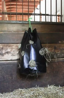 Image de Hay Bag petit sac à foin sac à fourrage cheval veau animal manger sac