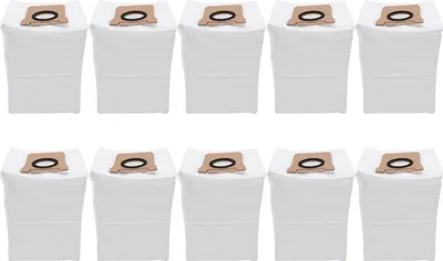 Produktbild von 10 Stück Staubbeutel aus Vliesstoff für Saugroboter, passend für X10+, X20+, L10s Ultra, L20 Ultra, SL10 und S10S Ultra