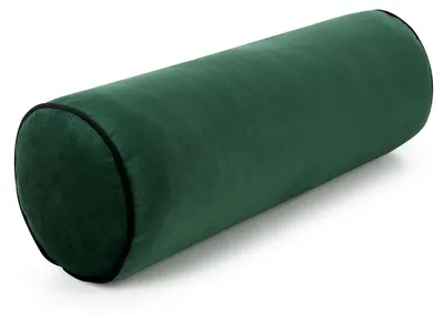 Zdjęcie produktu dla Poduszka dekoracyjna wałek GAJA 45x15 cm ciemnozielona