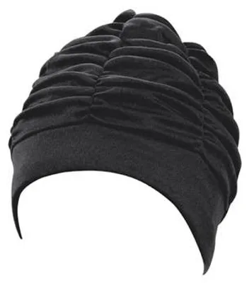Image de Bonnet de bain Beco pour femme | Tissu | Grande coupe | Noir