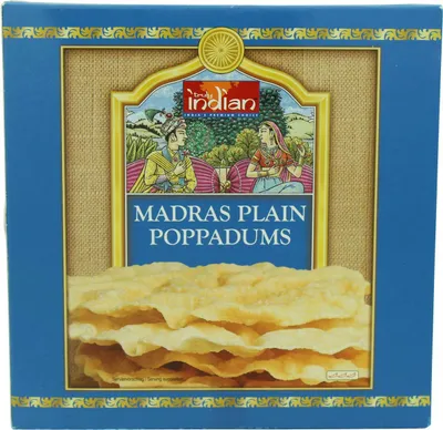 Zdjęcie produktu dla Truly Indian Poppadums Madras 112g