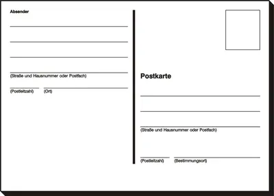 Produktbild von Postkartenheft A6 quer VE=25x10 Stück