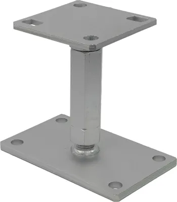 Produktbild von GeZu Impex® Pfostenträger Harry 100 & 160 mm höhenverstellbar 140 - 200 mm Pfostenschuh Stützenfuß