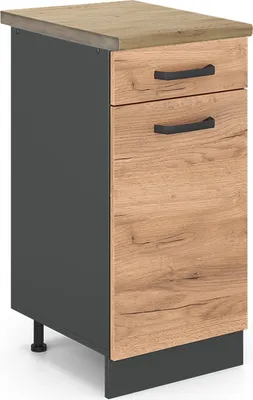Immagine prodotto di Mobiletto base per cucina Vicco R-Line Rovere dorato 40 cm , PL Rovere, Model 46521