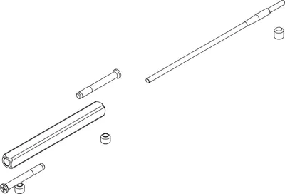 Produktbild von Griffwerk Türstärkeerweiterungssets für Smart2Lock Avus Piatta S Smart2Lock Edelstahl (matt) 65 - 70 mm