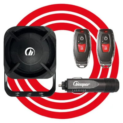 Productafbeelding van BEEPER XR5, alarmsysteem voor auto's, draadloos, zwart, 118 dB, batterij, 12 V