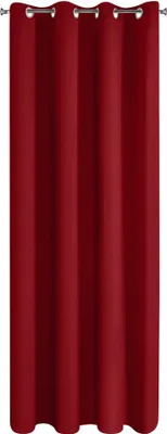 Produktbild von Eurofirany 457868, Durchscheinend, Rot, Einfarbig, Polyester, Öse, 210 g/m²