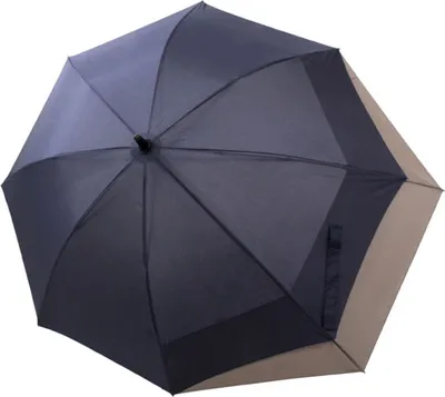 Produktbild von doppler Stockregenschirm Regenschirm Fiber Long Automatic Move Navy / Grey blau grau