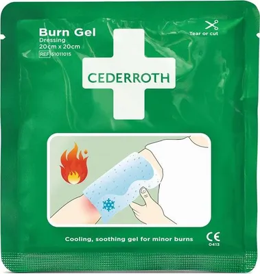 Produktbild von Brandwunden-Kompresse 20x20cm 5 J.CEDERROTH