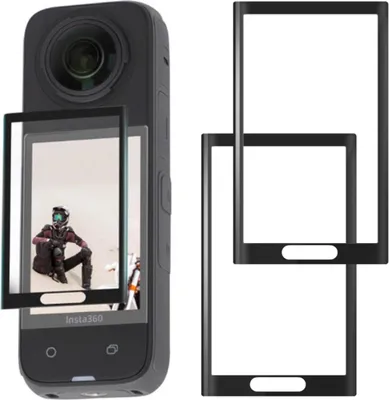 Produktbild von Sunnylife 9H Displayschutz aus gehärtetem Glas (2 Stück) für Insta360 X4
