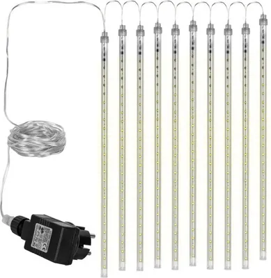 Zdjęcie produktu dla Świąteczne LED oświetlenie - padający śnieg, 480 LED, ciepły