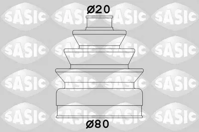 Produktbild von SASIC Faltenbalgsatz Antriebswelle Radseitig passend für PEUGEOT 306 Schrägheck (7A, 7C, N3, N5) 2933833