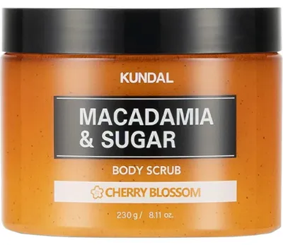 Zdjęcie produktu dla KUNDAL Macadamia & Sugar Body Scrub Cherry Blossom 550 ml