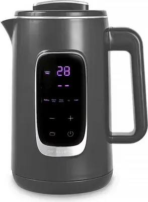 Produktbild von Air Essence LuminaTi Schwarzer elektrischer Wasserkocher, 1800W, 1,5L
