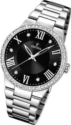 Produktbild von Festina Trend Damen Armbanduhr Mademoiselle Edelstahl F16719/2