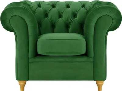 Produktbild von Sessel Chesterfield - dunkelgrün - Velluto 10