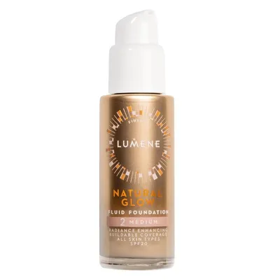 Produktbild von Lumene Leuchtende & Glättende Foundation LSF20, Farbton 2 Medium, 30ml