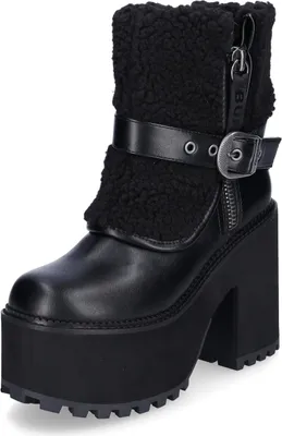 Produktbild von Buffalo Damen Stiefelette Killah Fold schwarz