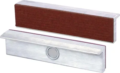Image de Mâchoire de protection d'étau TYPE F pour largeur de mâchoire 150 mm Revêtement en fibres aluminium