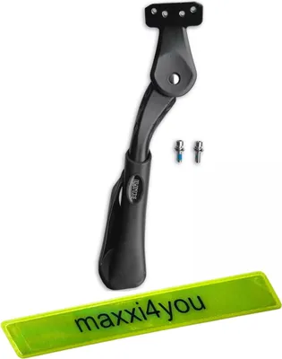 Immagine prodotto di Lynx Supporto posteriore regolabile per biciclette da 16-24 pollici in nero, incl. nastro riflettente maxxi4you