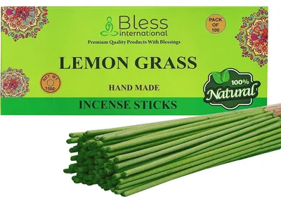 Produktbild von Räucherstäbchen Lemongras Bio 100 Stück (150g)
