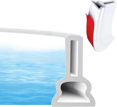 Produktbild von Duschdichtung 2 m, selbstklebend, wasserdicht, 3 x 5 cm, für Dusche und Küche