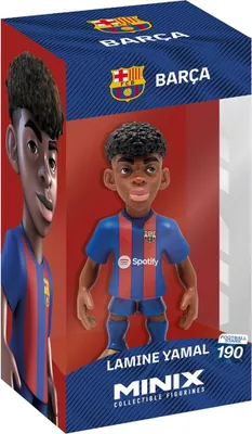 A collectible figurine of a football player in its packaging.
