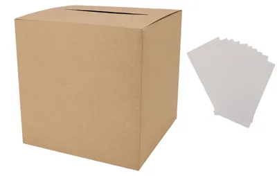 Produktbild von Multifunktionale Geschenkbox aus Papier für Hochzeitskarten, Babypartys und Geburtstage