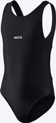 Produktbild von BECO Mädchen Kinder Badeanzug Schwimmanzug Einteiler Größe 176 schwarz