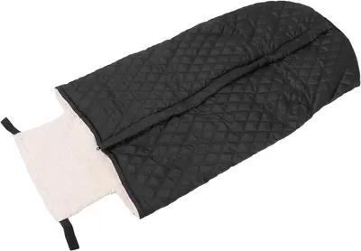 Productafbeelding van Rolstoeldeken - Warme hoes - Buiten warm blijven - Dubbellaags ontwerp - One Size - Zwart