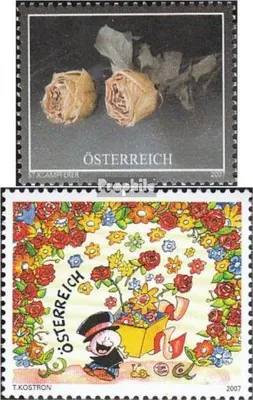 Produktbild von Briefmarken Österreich 2007 Mi 2646,2647 (kompl.Ausg.) gestempelt Kondulenzmarke