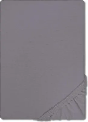 Zdjęcie produktu dla Prześcieradło CloudComfort Basic jersey stretch ciemnoszare 90 x 190 - 100 x 200 cm
