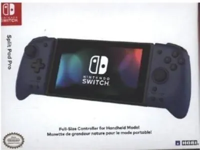 Obrázek produktu pro Hori Split Pad Pro, Gamepad, Nintendo Switch, Směrový kříž, Tlačítko Turbo, Bezdrátový, Bluetooth, Černá, Modrá