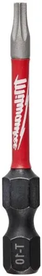 Productafbeelding van Torx Schroefbit - Dopbit - Schroefwerk - Niet-roterend oppervlak - 2 inch - Rood