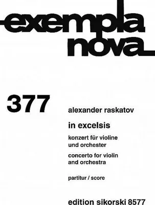 Produktbild von In excelsisfür Violine und Orchester