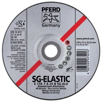 Obrázok produktu pre PFERD 62211622, Rezací disk, Hliník, neželezitý kov, 11,5 cm, Každá značka, Stlačený stred, 2,22 cm