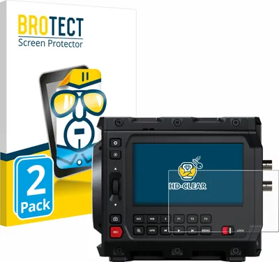 Produktbild von 2x Für Blackmagic Design Pyxis 6K 4" Schutzfolie BROTECT Displayschutz Display Schutz Folie Klar Transparent