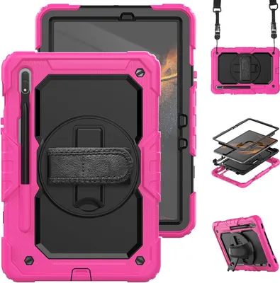 Image de Housse pour Samsung Galaxy S8 Ultra 14.6" avec bandoulière Rose