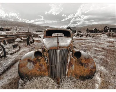 Produktbild von Leinwandbild Lost Car 77x57 cm