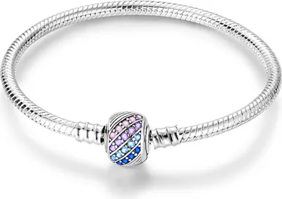 Produktbild von Silber Armband bunt für Charms und Anhänger