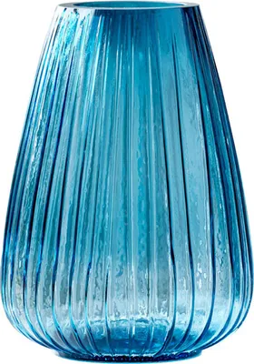 Produktbild von BITZ 25348, Vase mit runder Form, Glas, Blau, Tisch, 220 mm
