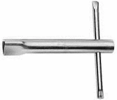 A studio shot of a T-handle socket wrench.