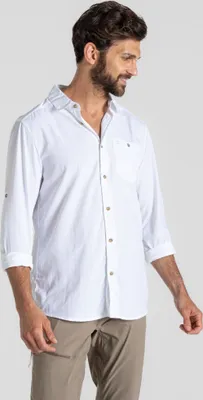 Obrázek produktu pro CRAGHOPPERS NosiLife Nuoro Langarm Hemd II WHITE M