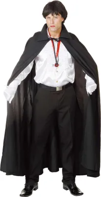 Produktbild von Umhang Cape mit Kragen Horror Halloween Karneval Fasching Kostüm unisize
