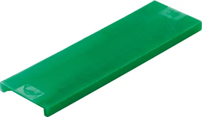 Produktbild von ROTO Verglasungsklotz GL-SV 100 x 15 x 5 mm, aus Kunststoff grün, 1000 Stk | Unterlegkeile - Distanzplättchen