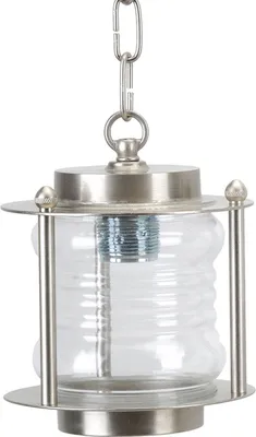 Immagine prodotto di Lampada a sospensione da esterno in nichel IP23 E27 vetro ottone luce marittima da esterno giardino terrazzo