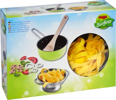 Produktbild von HABA Spielwelt Kaufladen Koch Set Italienische Küche 1305133001