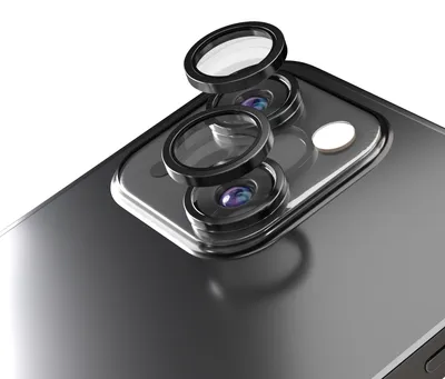 Zdjęcie produktu dla Osłona obiektywu Etteri do iPhone'a 13 / 13 Mini, czarna